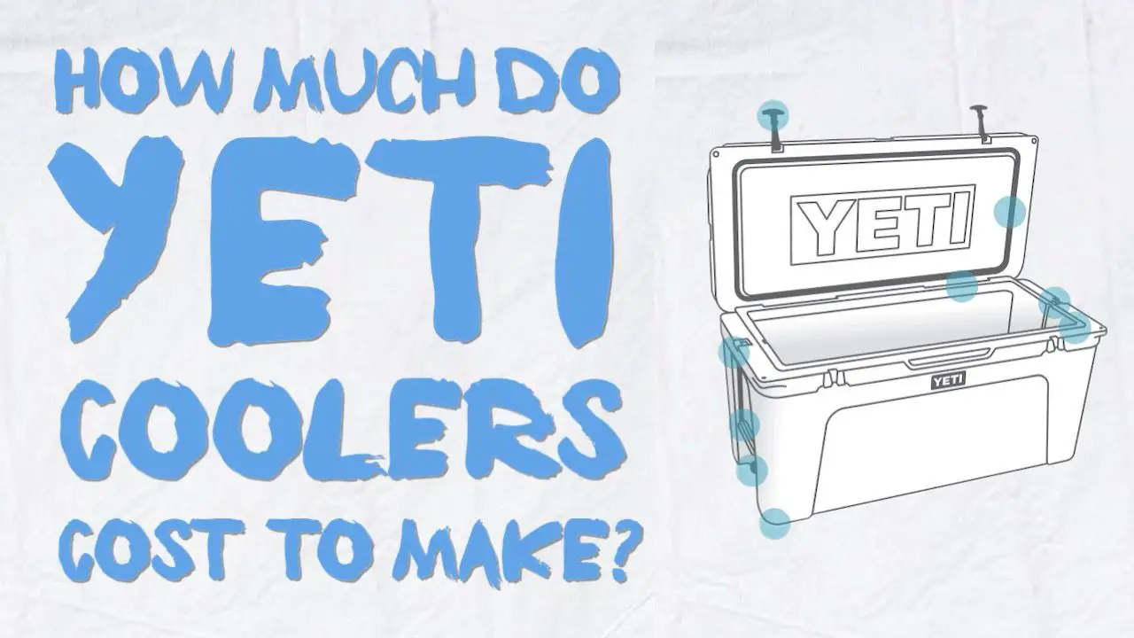 How Much Do Yeti Coolers Cost To Make/Manufacture?