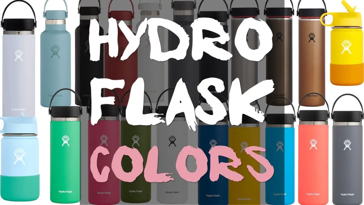 Every Hydro Flask Color LISTED – What Colors Do Hydro Flasks Come In?